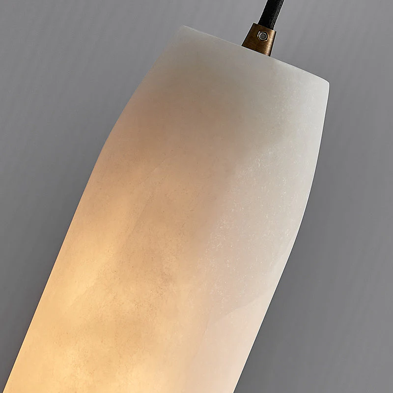 Marble Alabaster Flute Pendant Light - Image 14