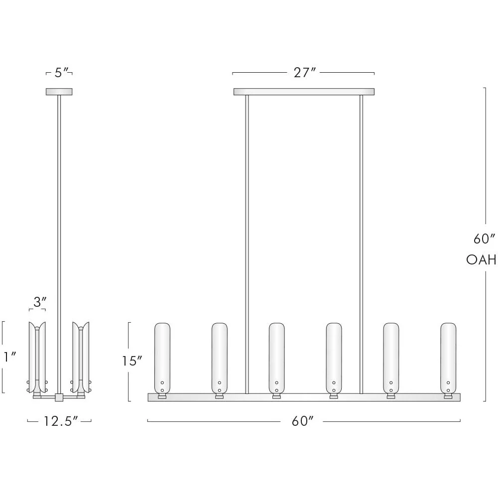 Marjorie Linear Chandelier - Image 5