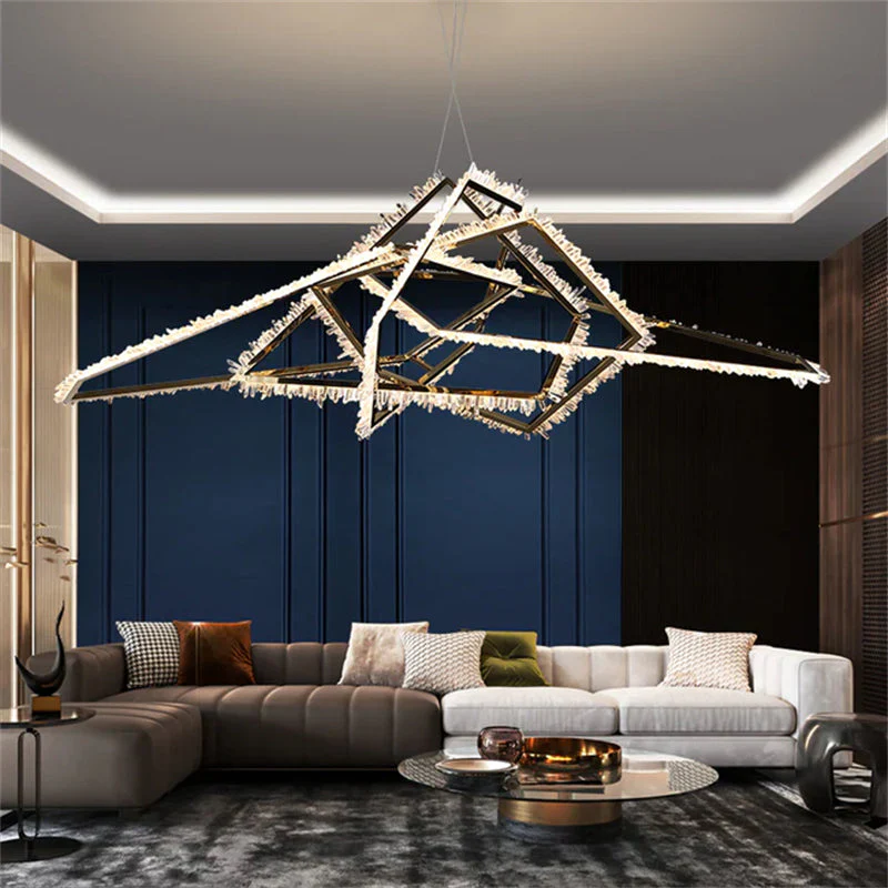Marty Modern Rock Crystal Irregular Chandelier - Image 3