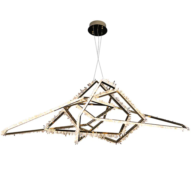 Marty Modern Rock Crystal Irregular Chandelier - Image 5