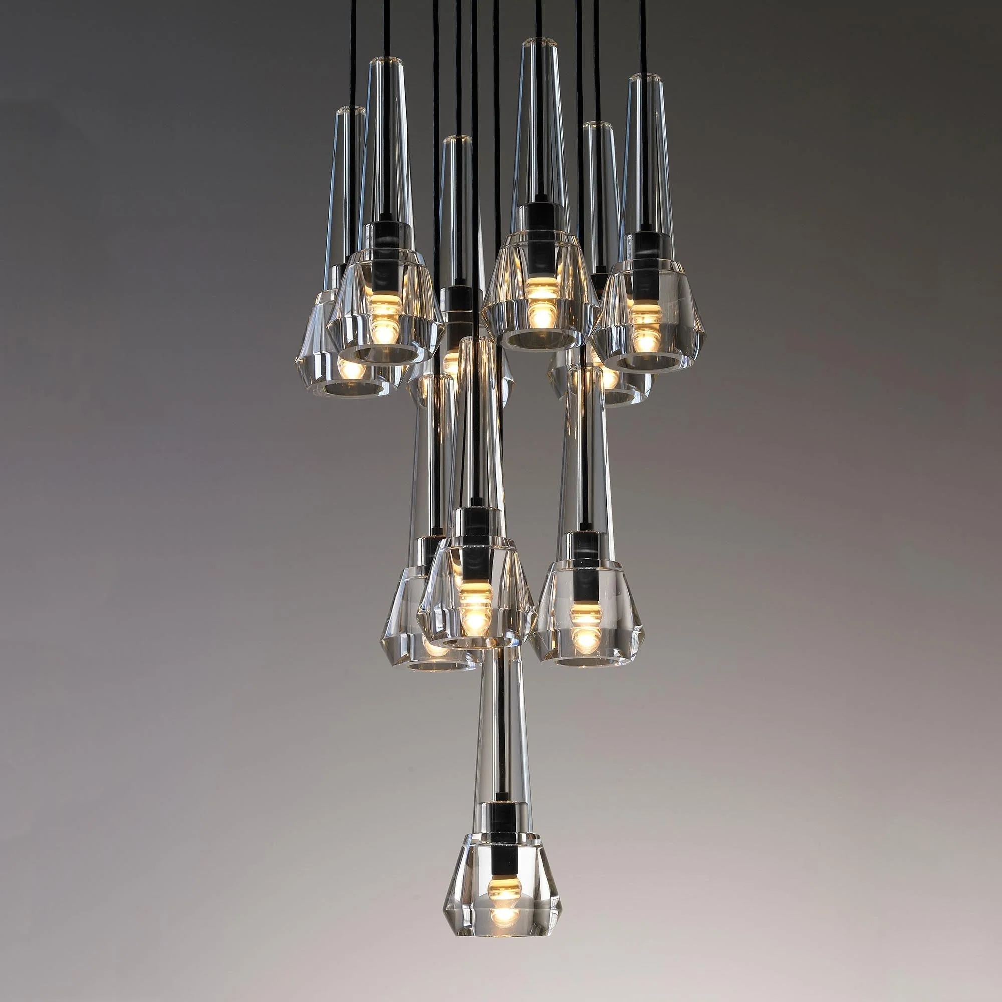 Maxine Modern Crystal Circular Pendant Lights - Image 3