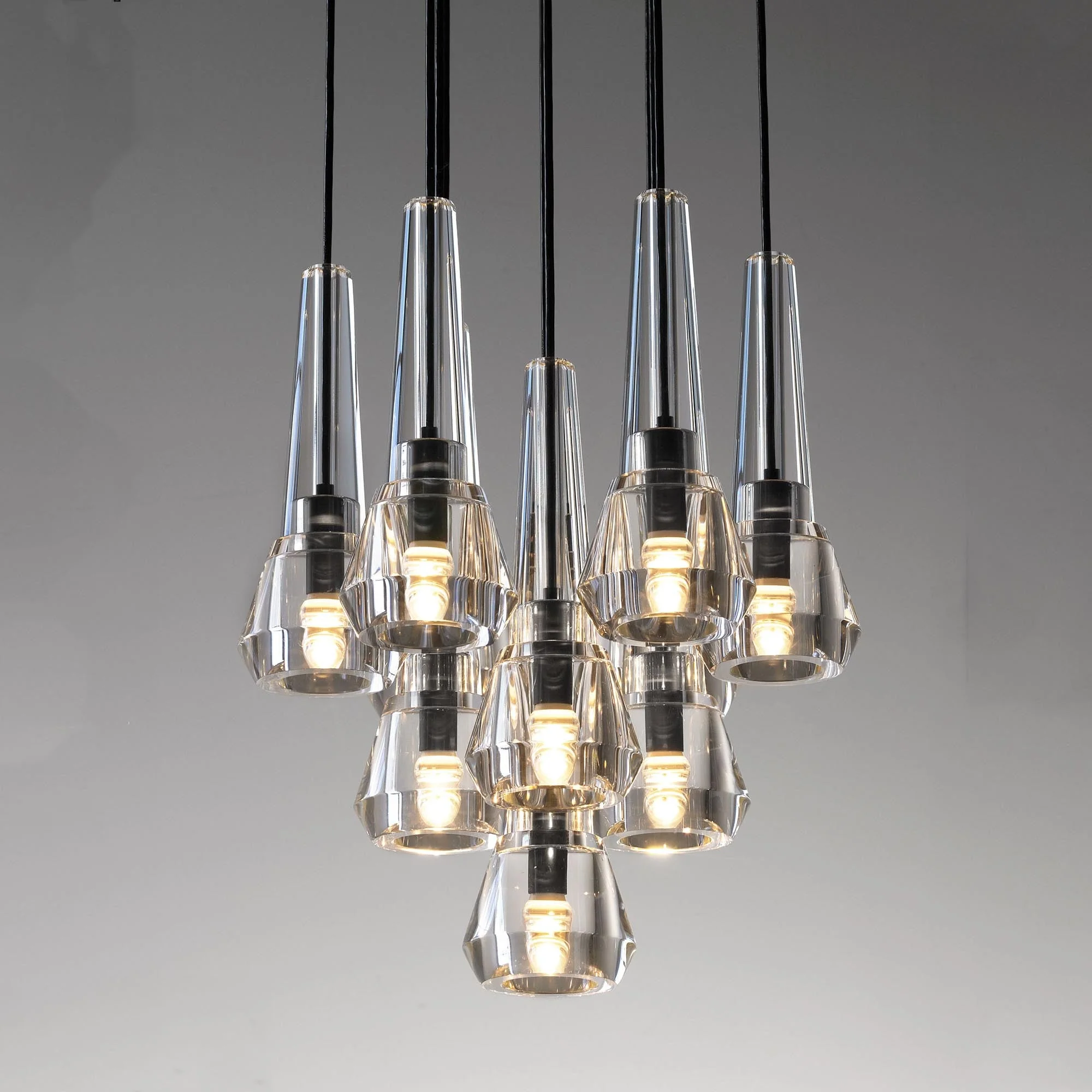 Maxine Modern Crystal Circular Pendant Lights - Image 5