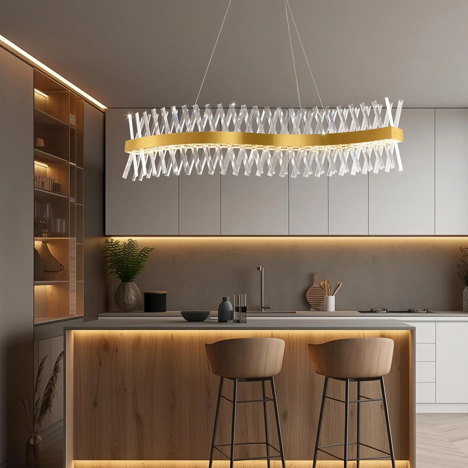 MDEGLYO Modern Crystal Chandelier - Image 37
