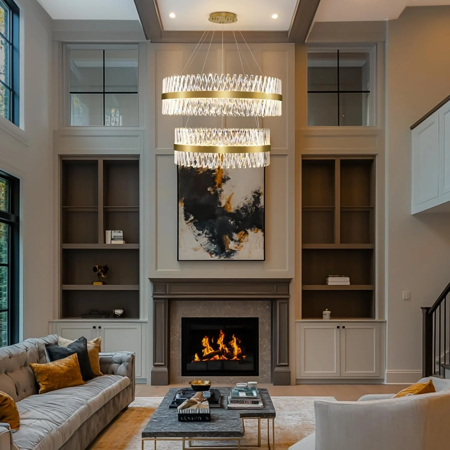 MDEGLYO Modern Crystal Chandelier - Image 41