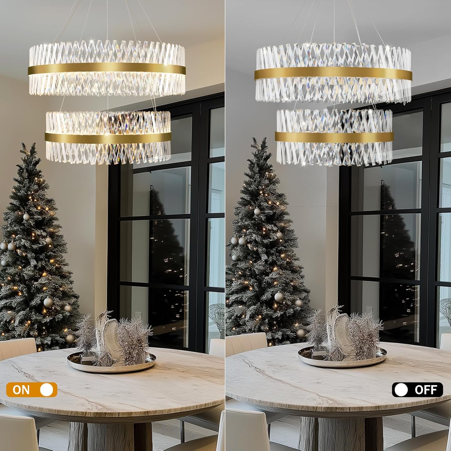 MDEGLYO Modern Crystal Chandelier - Image 46