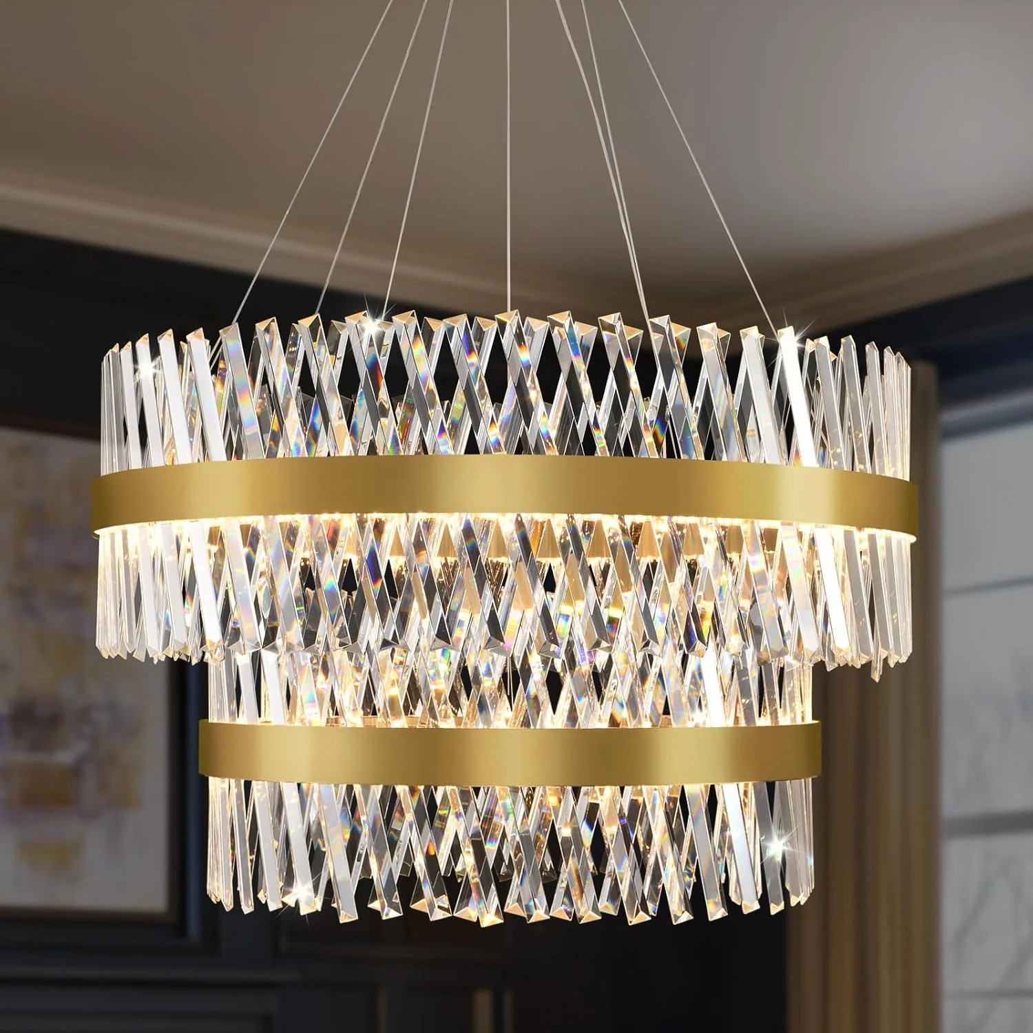 MDEGLYO Modern Crystal Chandelier - Image 61