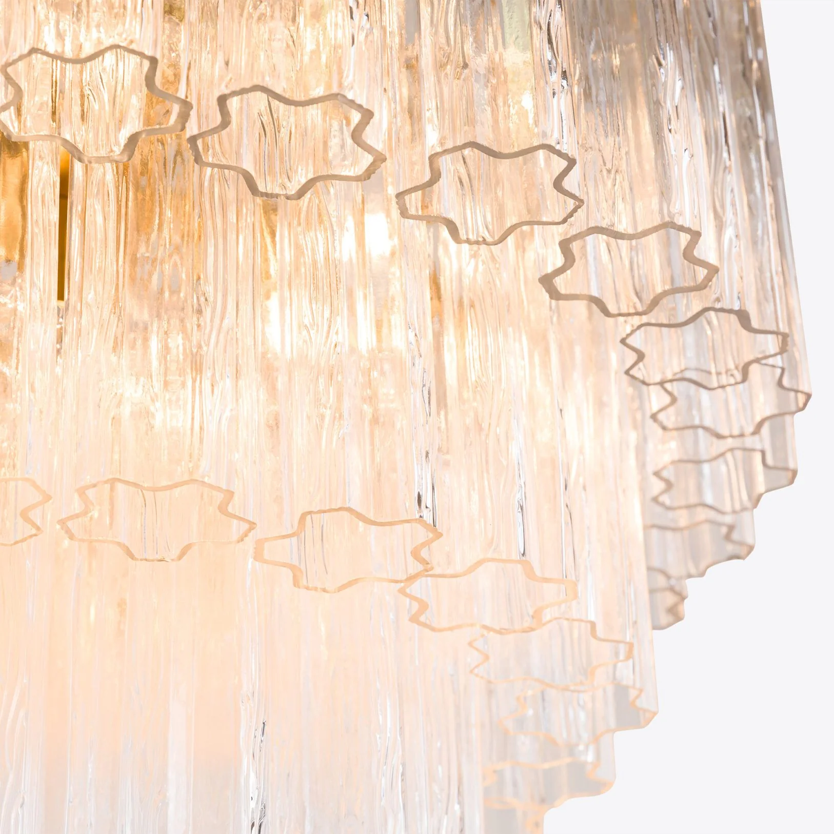 Medium Treviso Murano Chandelier 28" - Image 24