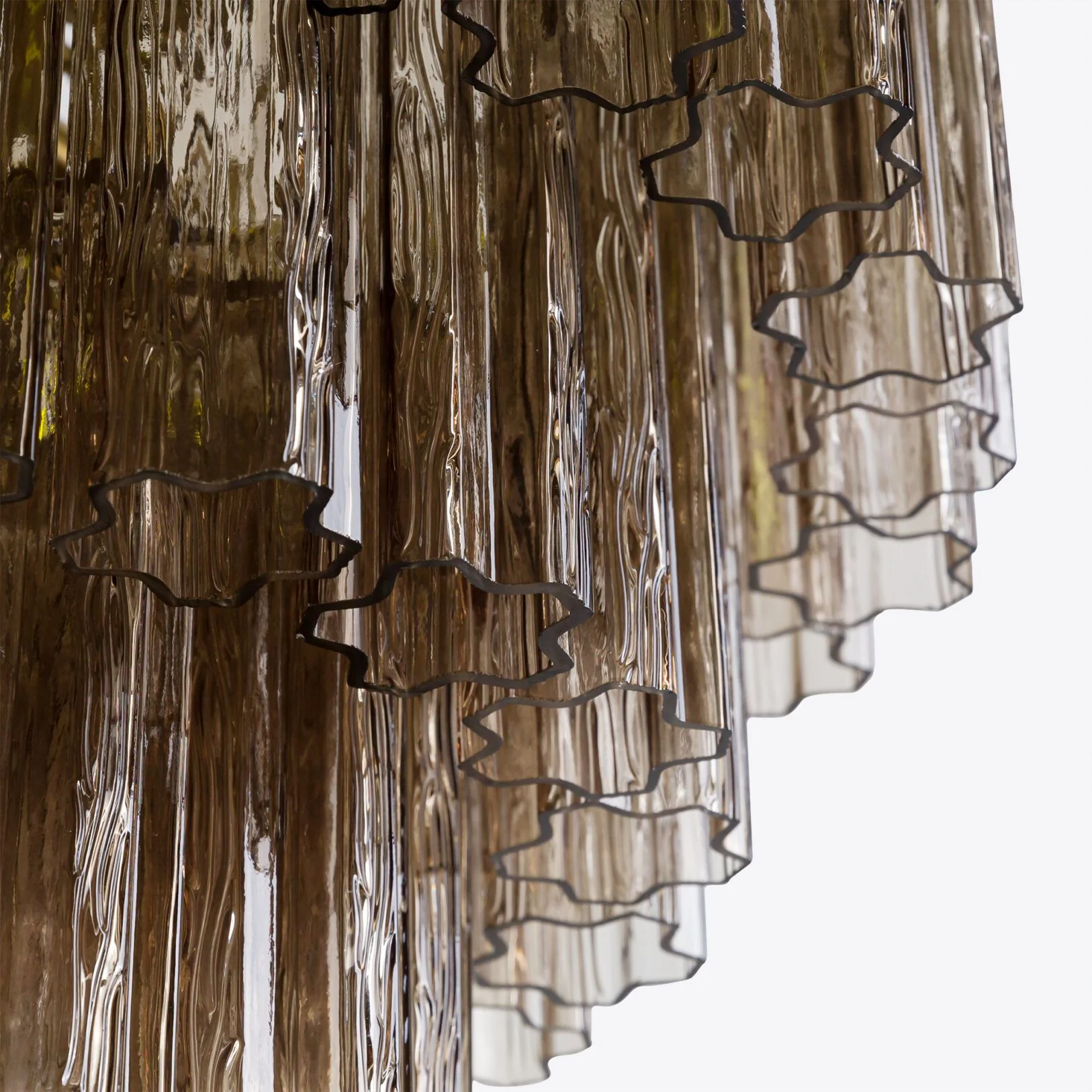 Medium Treviso Murano Chandelier 28" - Image 7