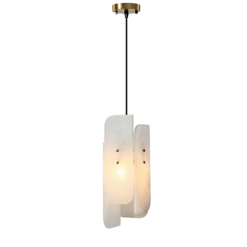 Megalith Mini Alabaster Pendant Light - Image 27