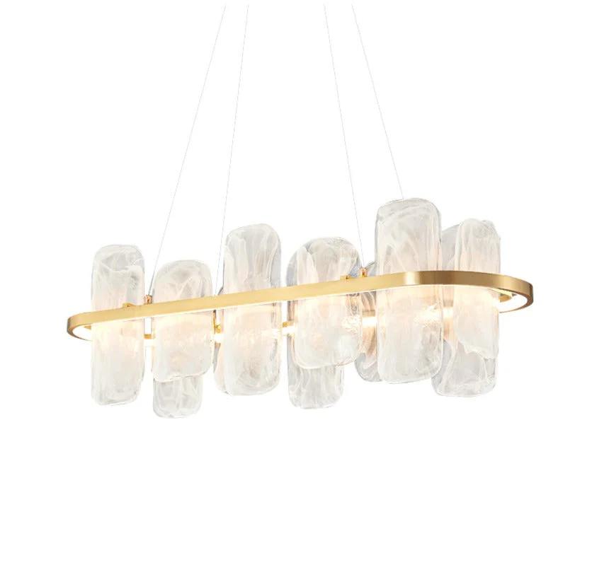 Mille Long Glass Chandelier - Image 13