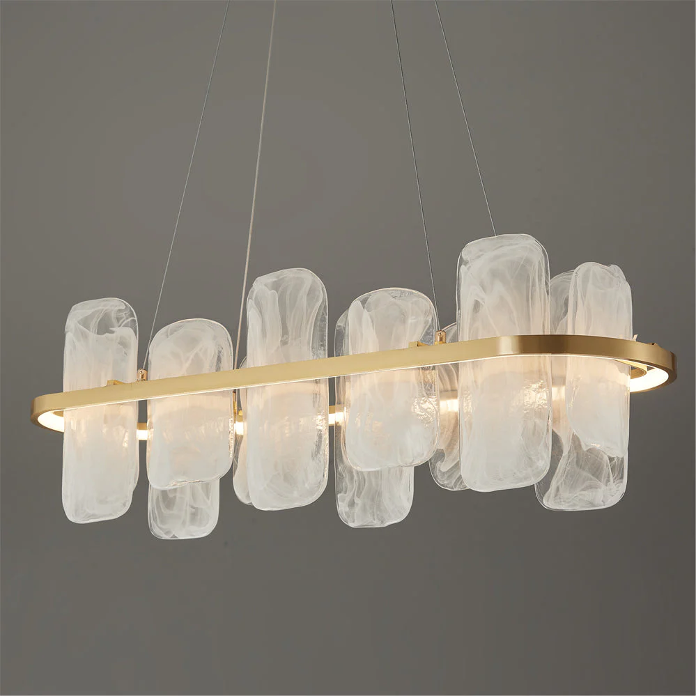Mille Long Glass Chandelier - Image 15