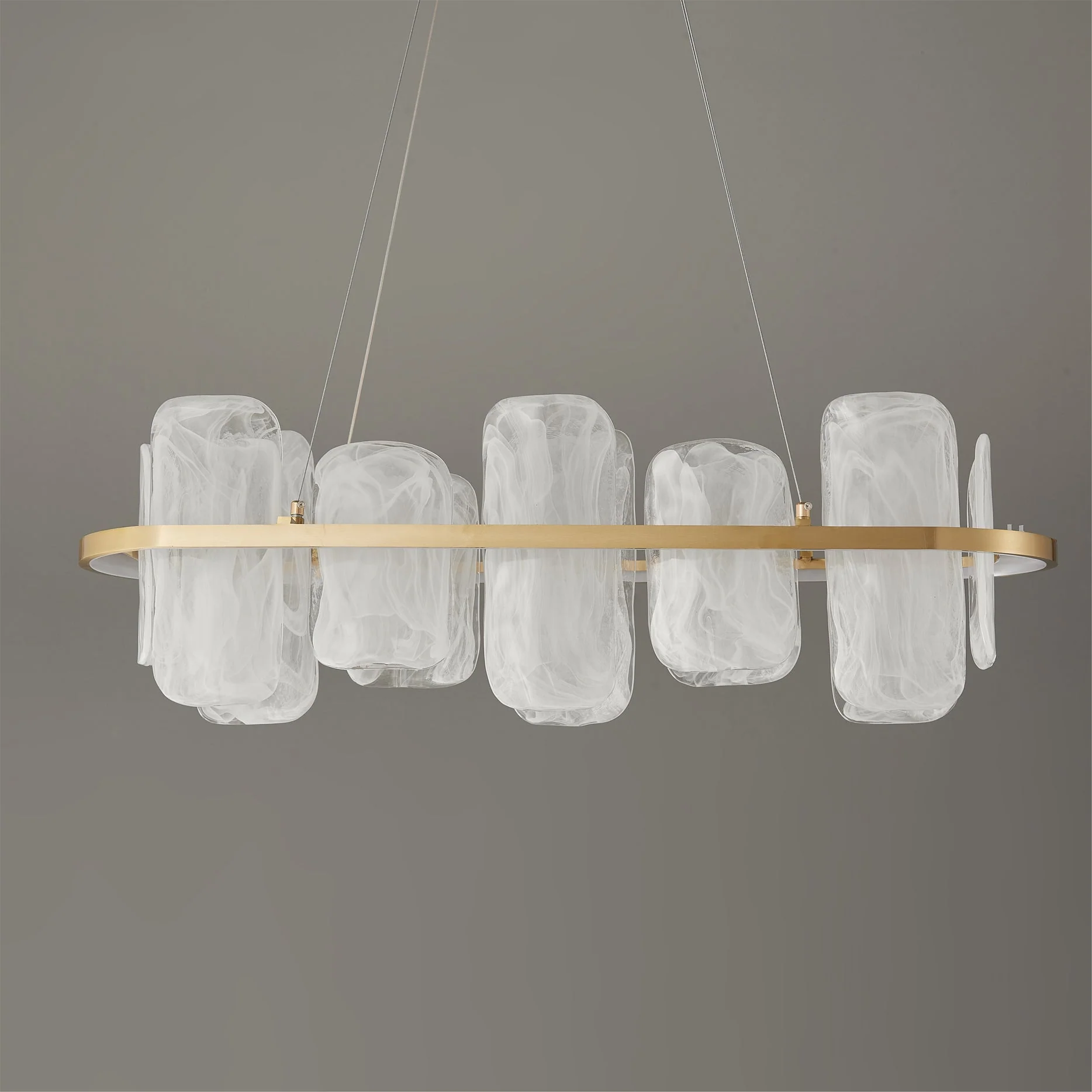 Mille Long Glass Chandelier - Image 5