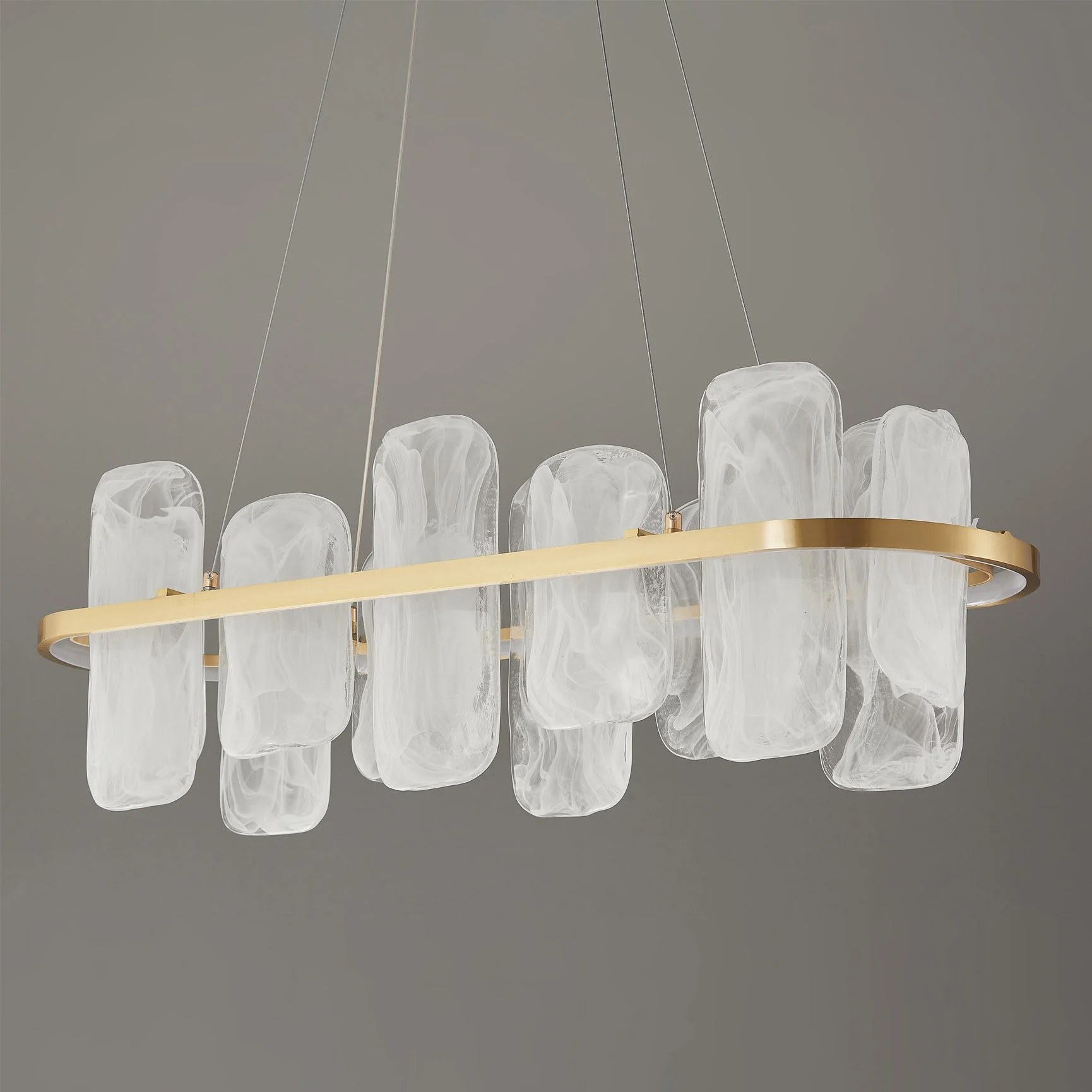 Mille Long Glass Chandelier - Image 8