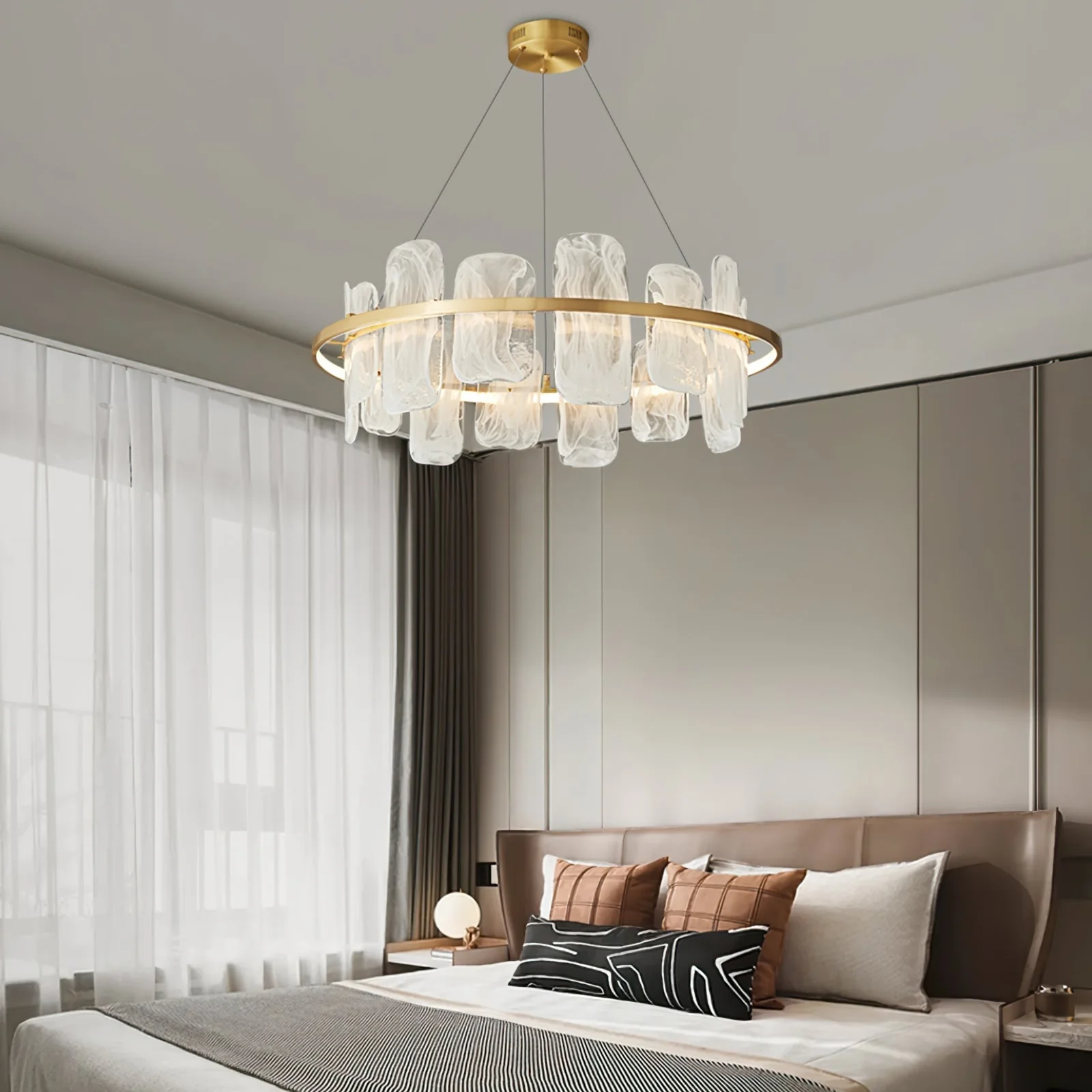 Mille Round Glass Chandelier - Image 10