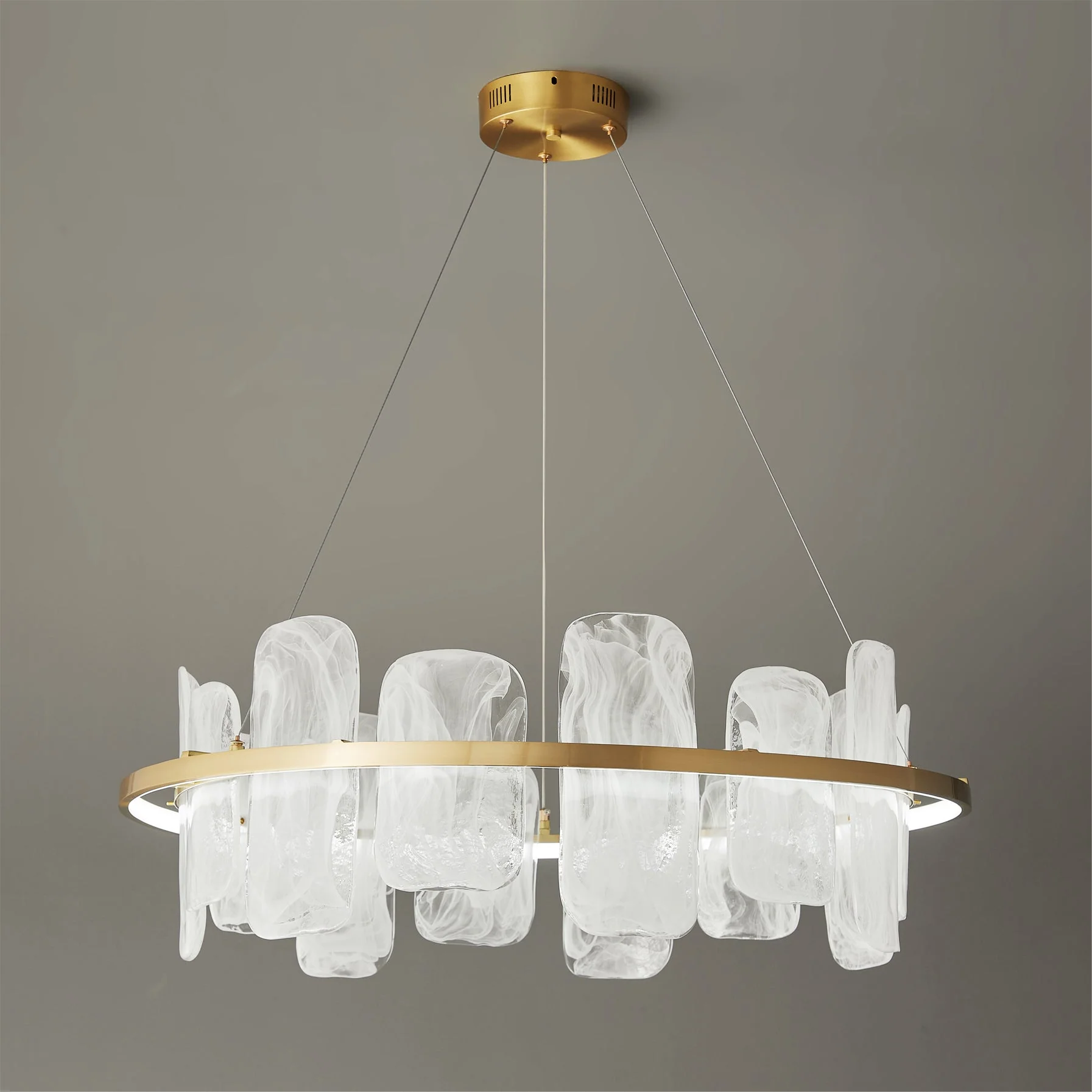 Mille Round Glass Chandelier - Image 12