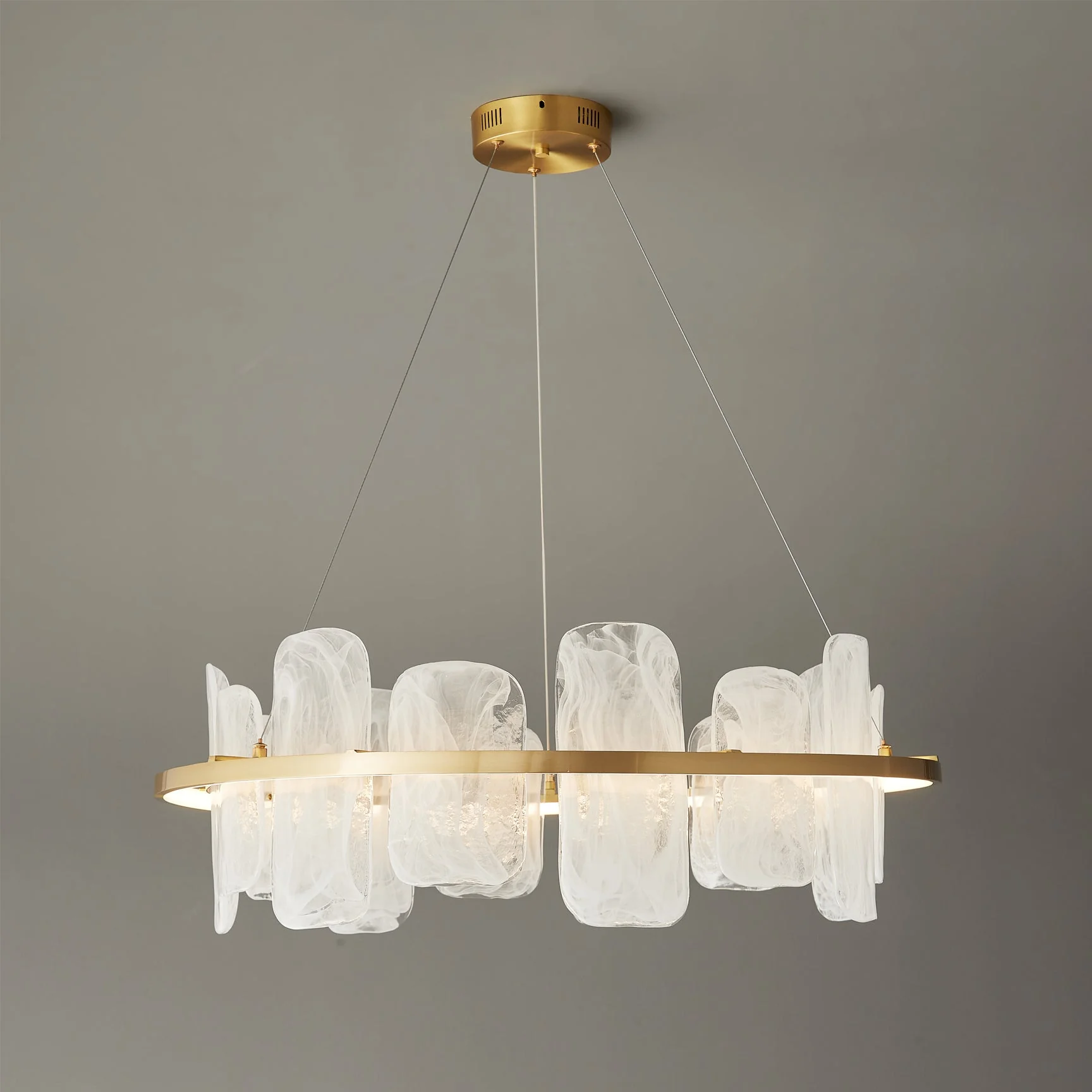 Mille Round Glass Chandelier - Image 13