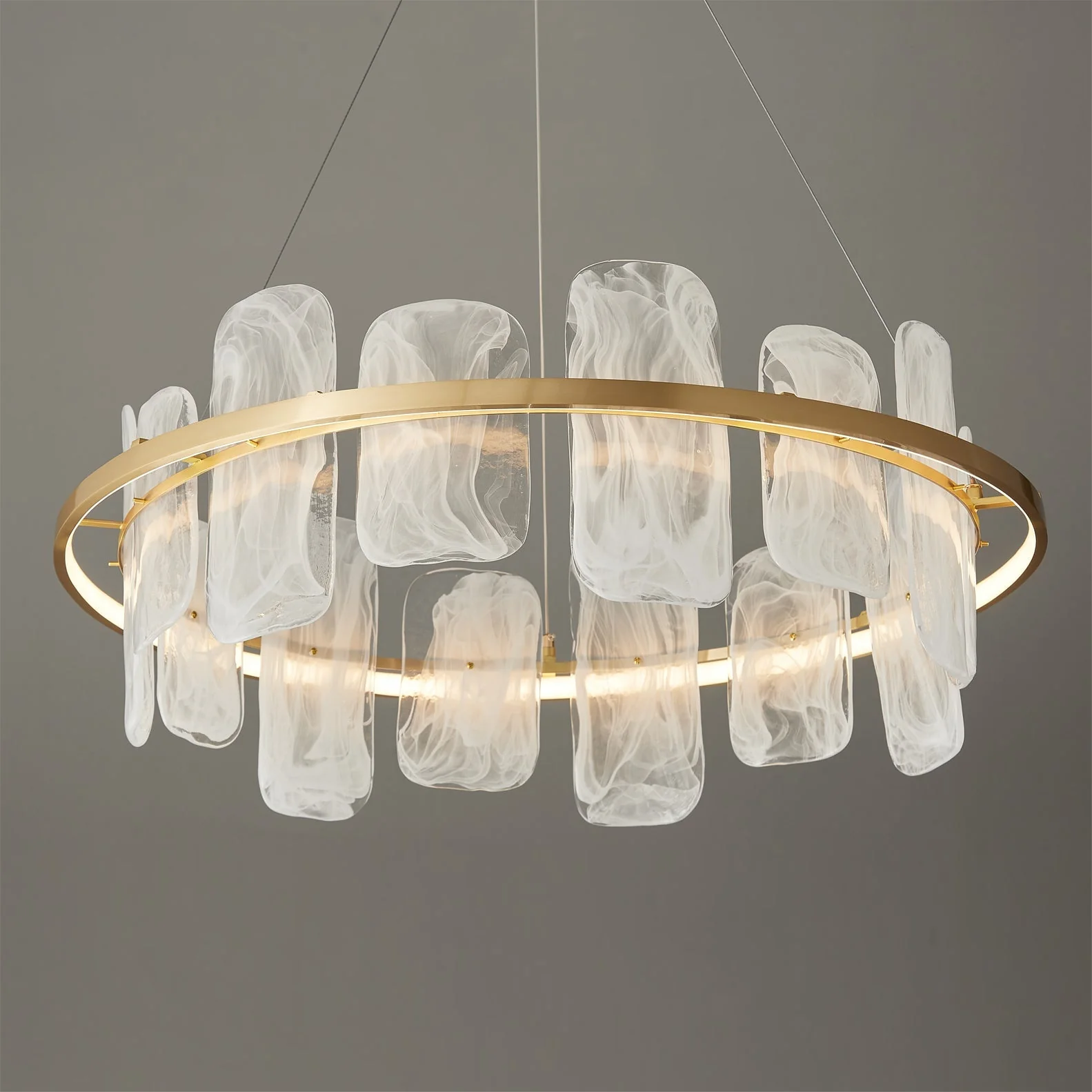 Mille Round Glass Chandelier - Image 14