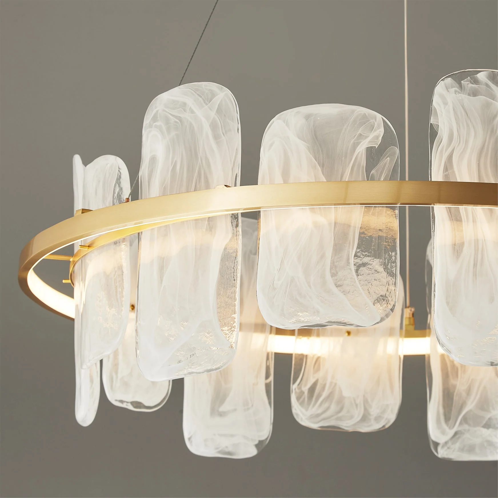 Mille Round Glass Chandelier - Image 5