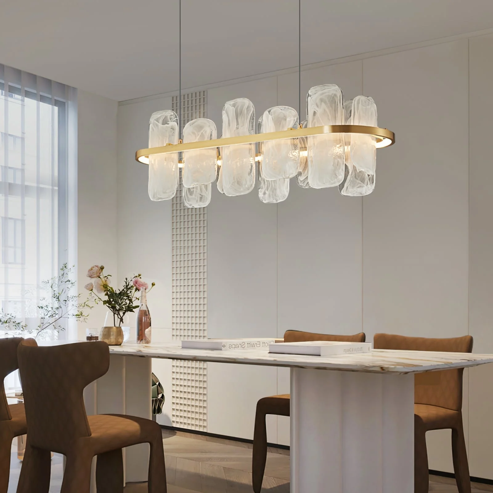 Mille Round Glass Chandelier - Image 6