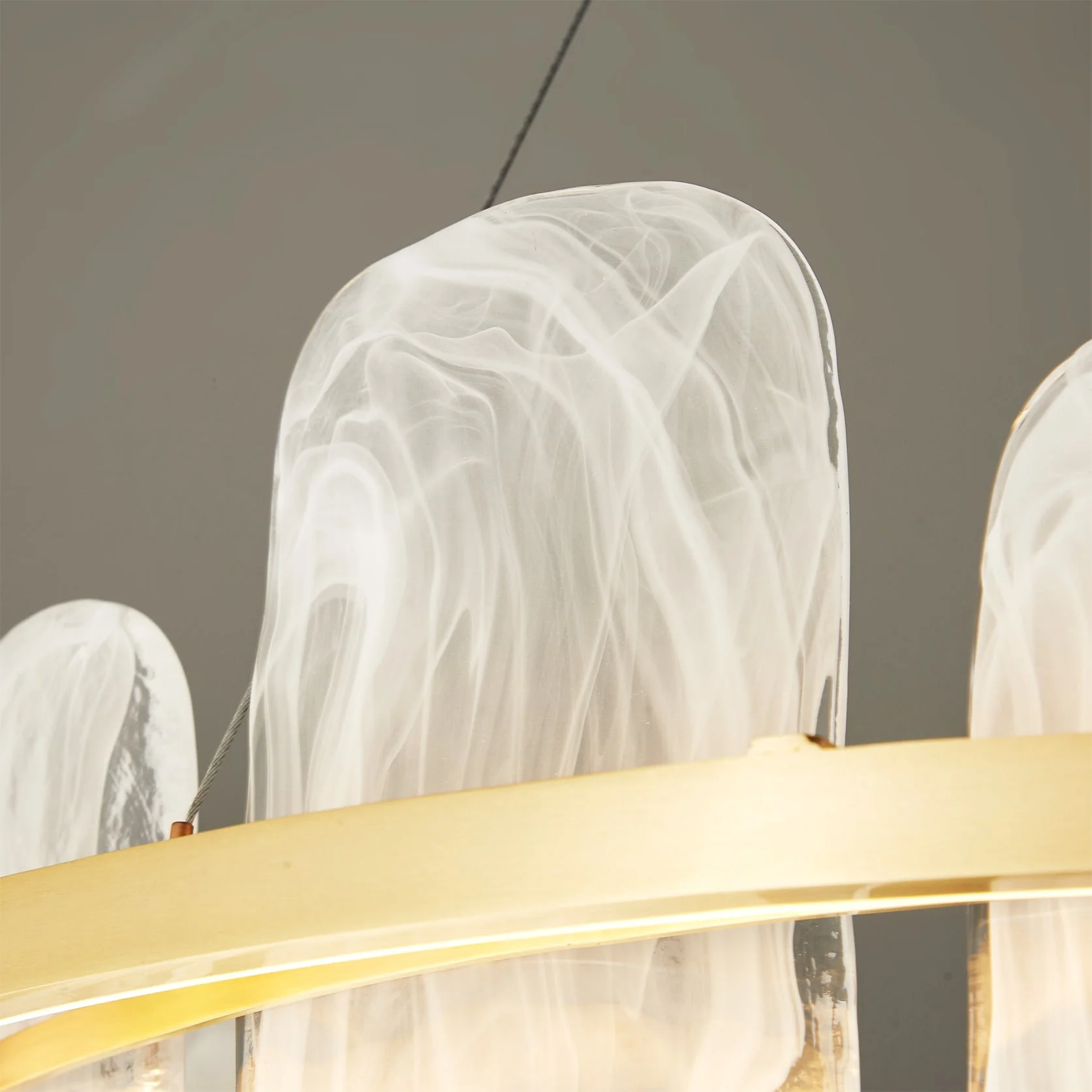 Mille Round Glass Chandelier - Image 8