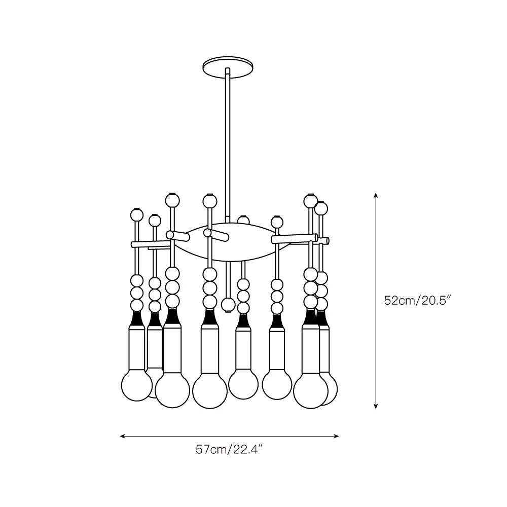Toam  Chandelier - Image 6