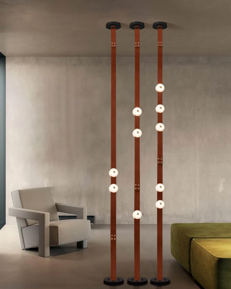 Mini Alabaster Floor-to-Ceiling Lighting - Image 6