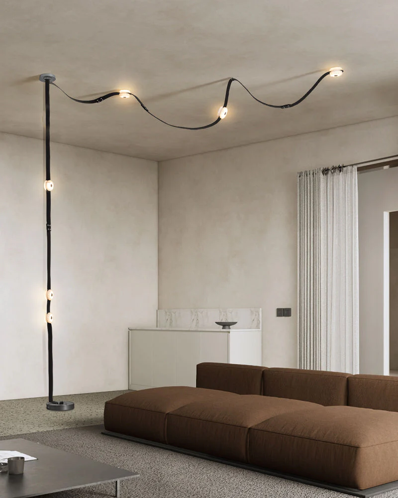 Mini Alabaster Floor-to-Ceiling Lighting - Image 7