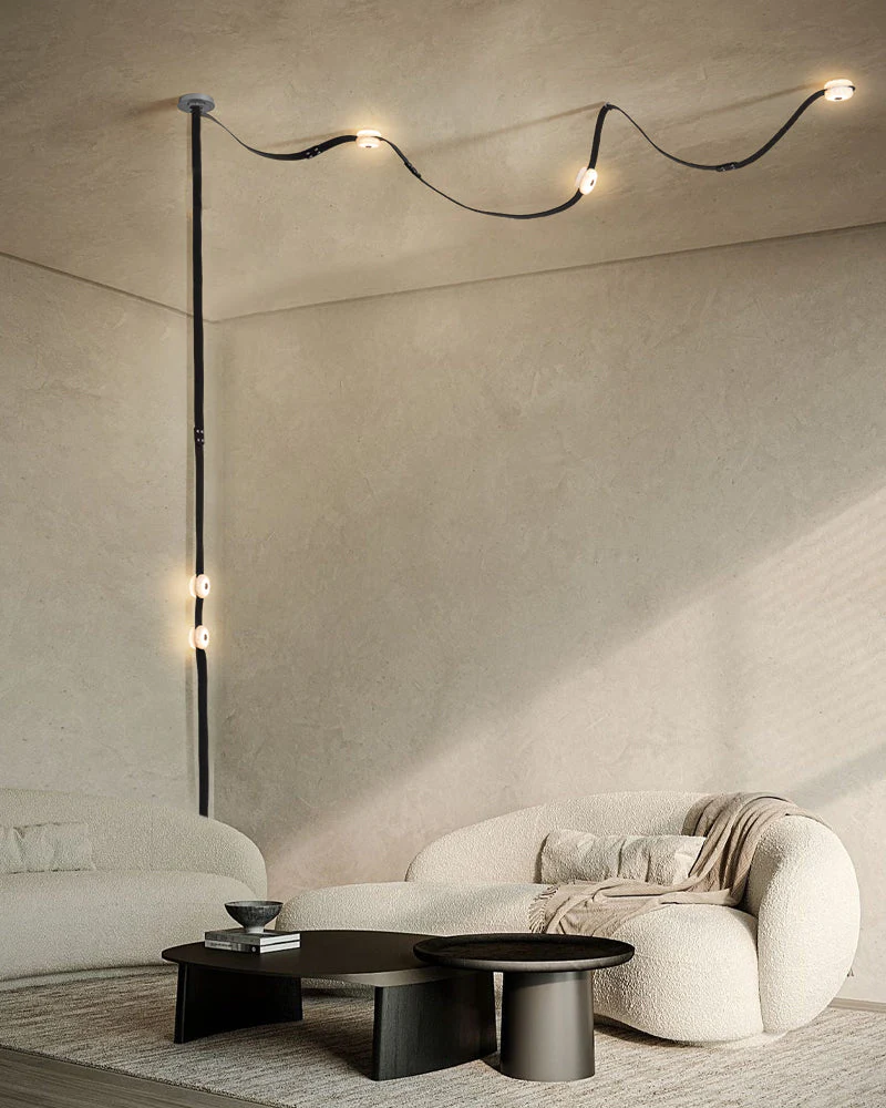 Mini Alabaster Floor-to-Ceiling Lighting - Image 9
