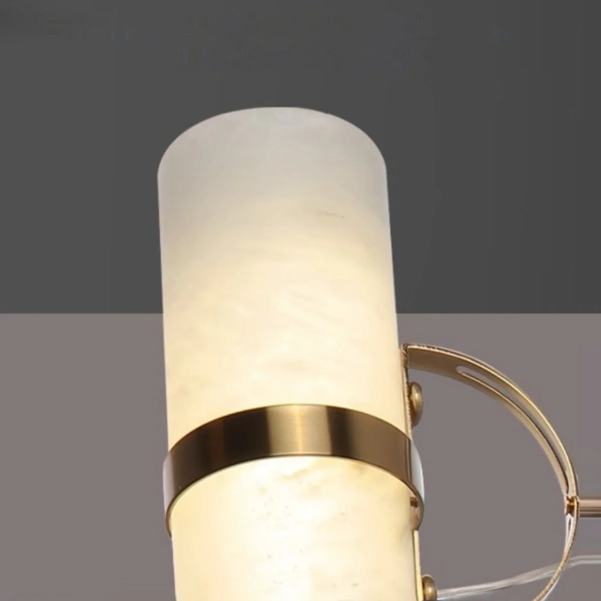 Mini Cylindrical Alabaster Pendant Light - Image 12
