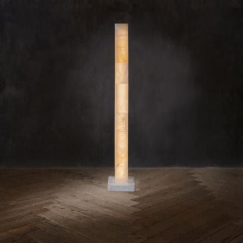 Alabaster Column Floor Lamps - Image 4