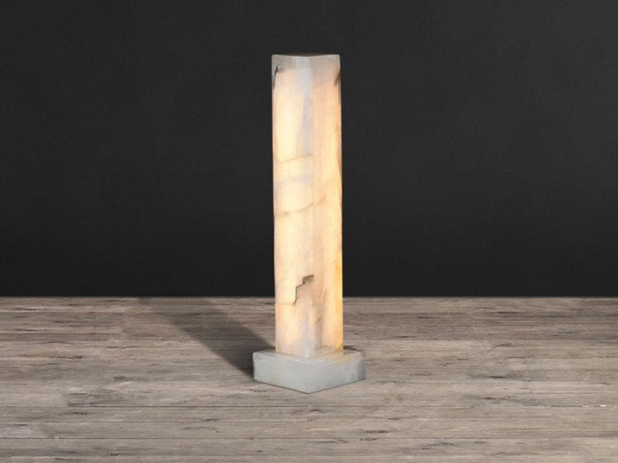 Alabaster Column Floor Lamps - Image 5