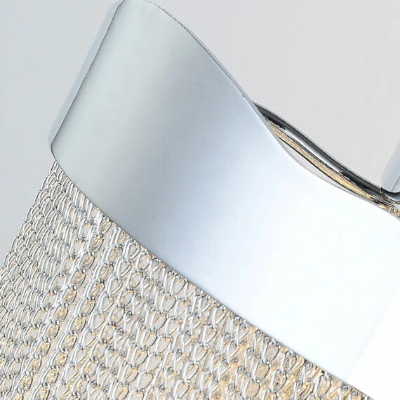 Modern 3 Lights Stacking Chain Tassel Wall Sconce - Image 8