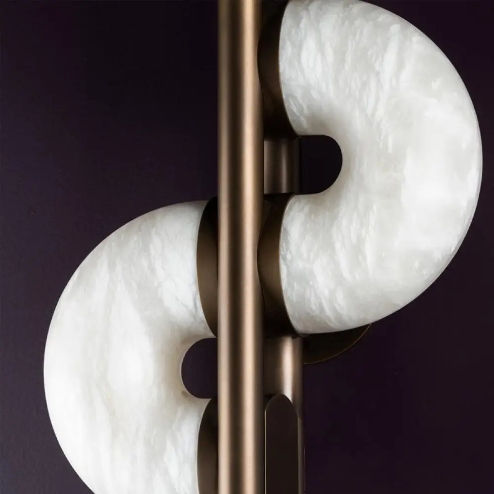 Modern Alabaster Wall Sconce - Image 3