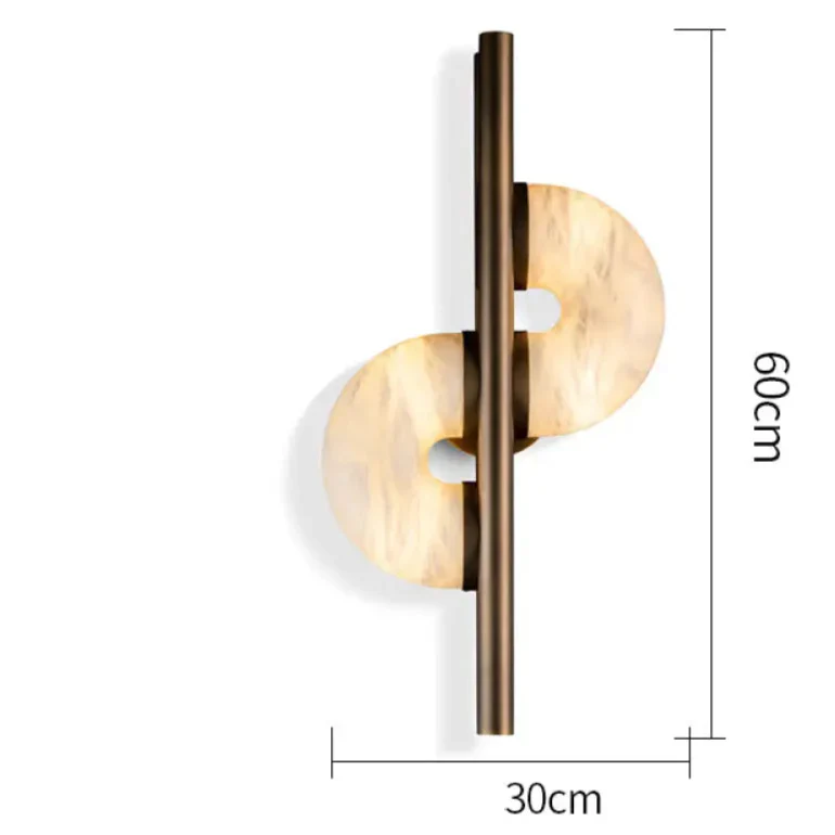 Modern Alabaster Wall Sconce - Image 4