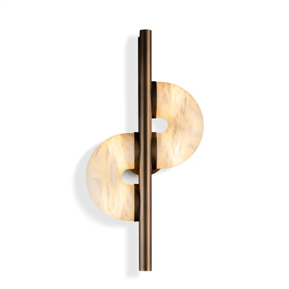 Modern Alabaster Wall Sconce - Image 6
