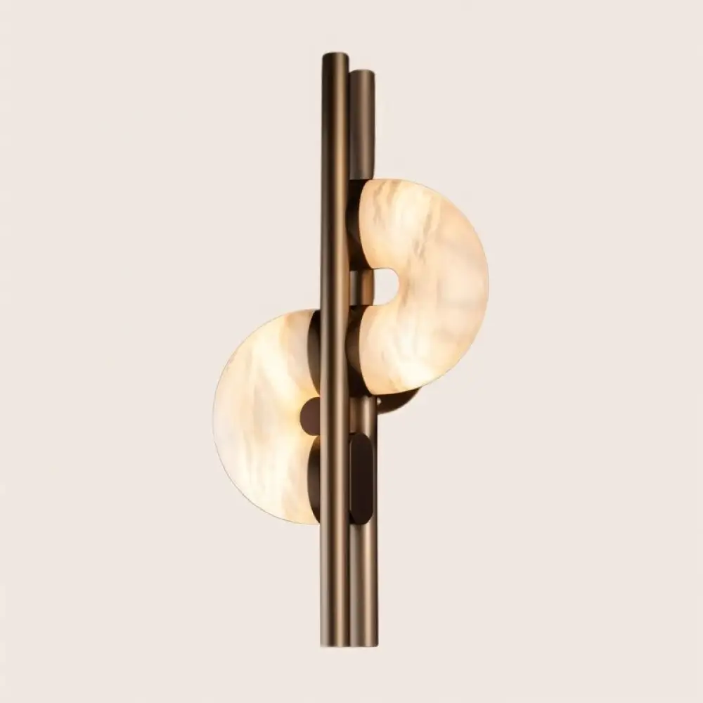 Modern Alabaster Wall Sconce - Image 8