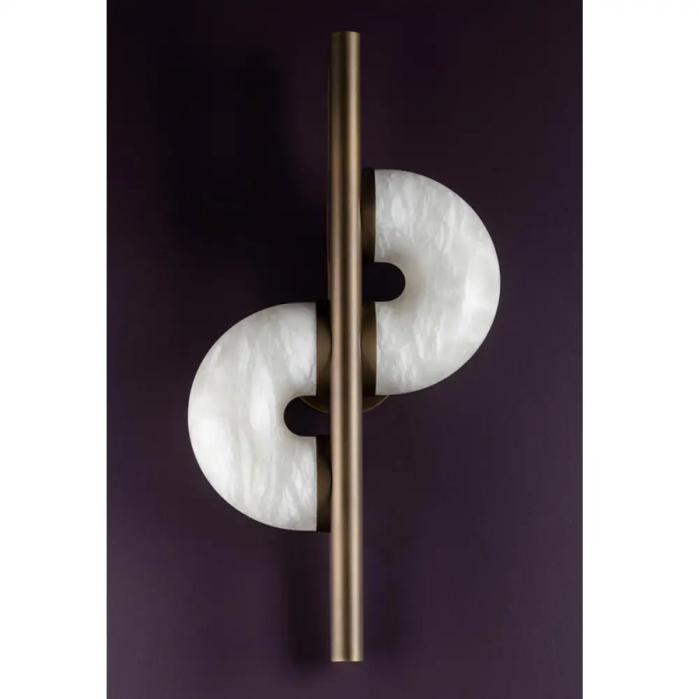 Modern Alabaster Wall Sconce - Image 9