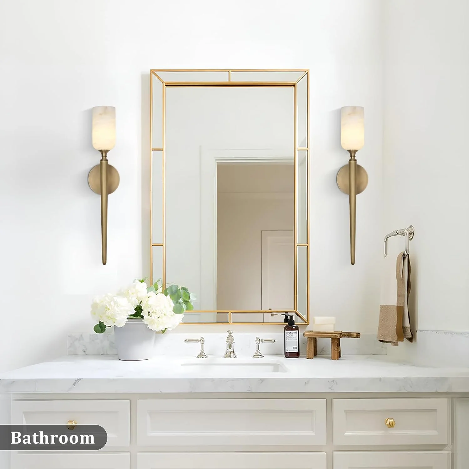 Monty Alabaster Wall Sconces - Image 13