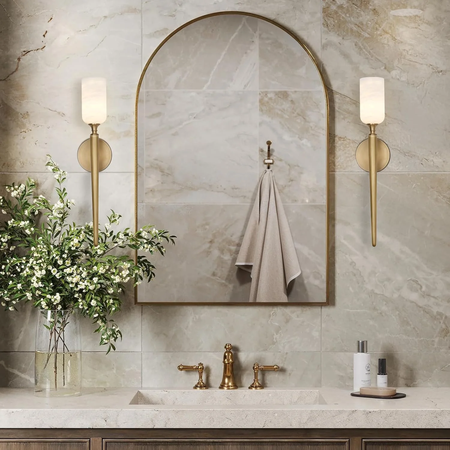 Monty Alabaster Wall Sconces - Image 18