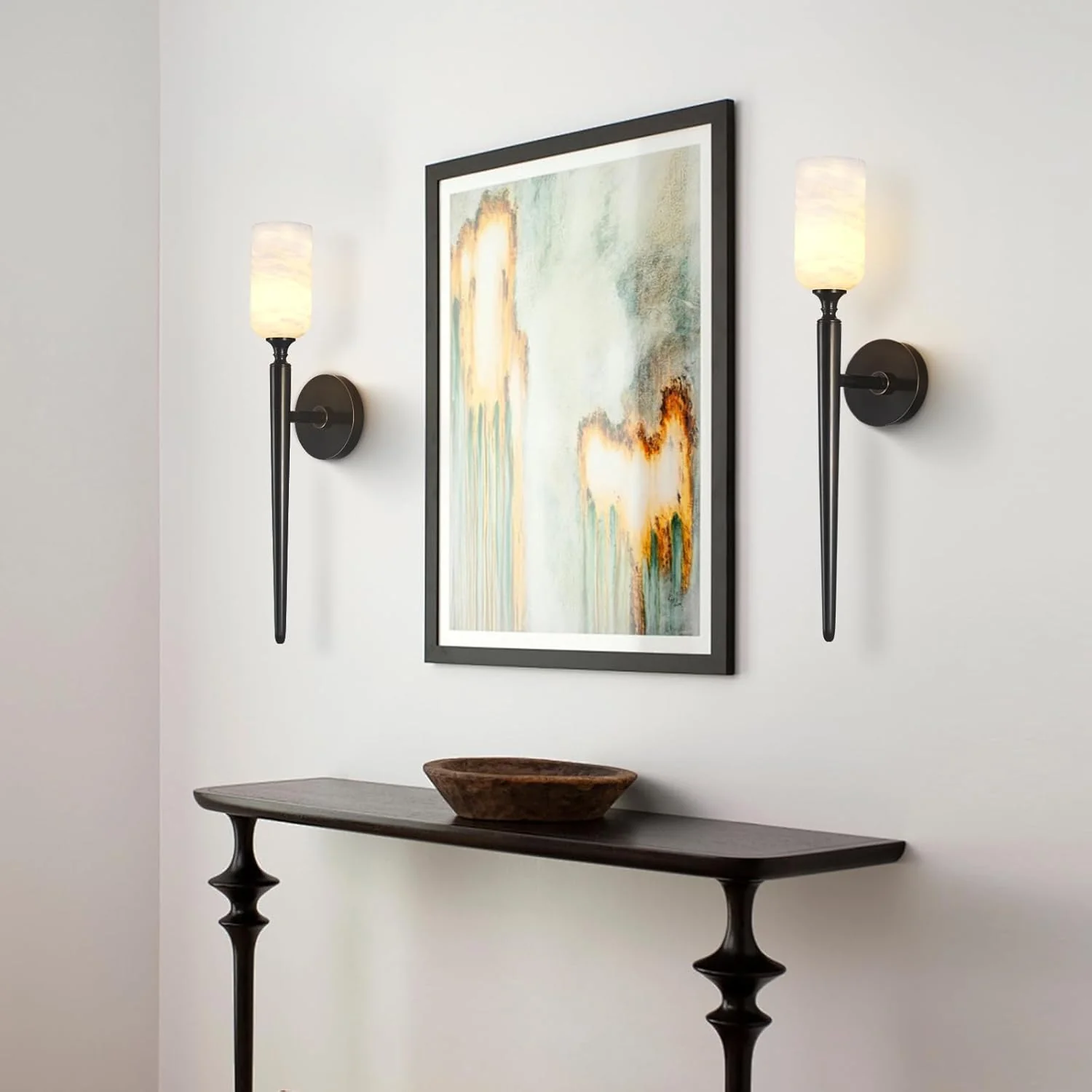 Monty Alabaster Wall Sconces - Image 7