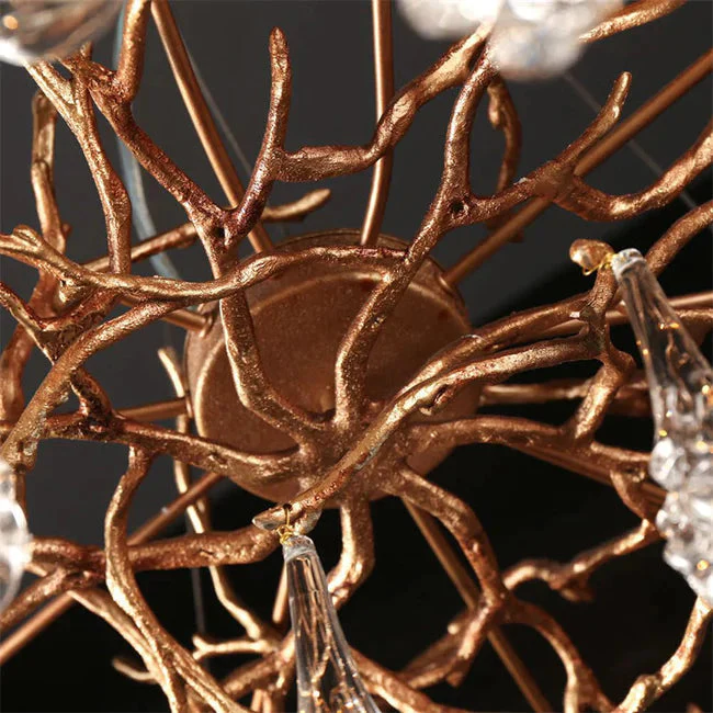 Modern Branch Chandelier Drop Flower D 31.5" - Image 3