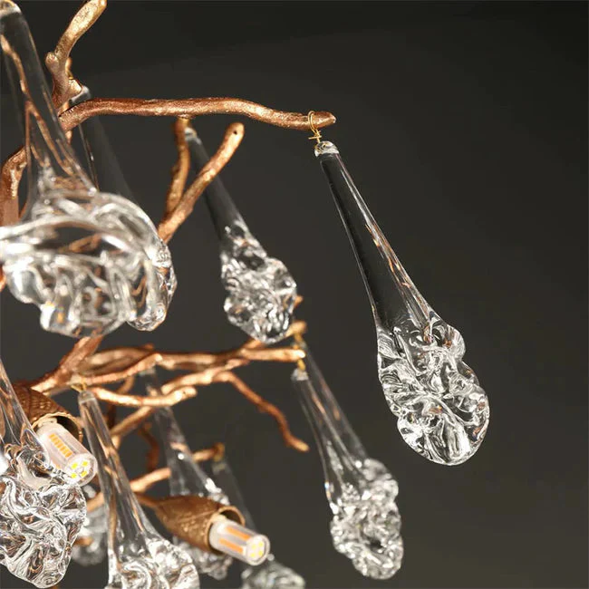 Modern Branch Chandelier Drop Flower D 39.3" - Image 8