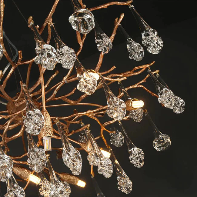Modern Branch Chandelier Drop Flower D 39.3" - Image 9