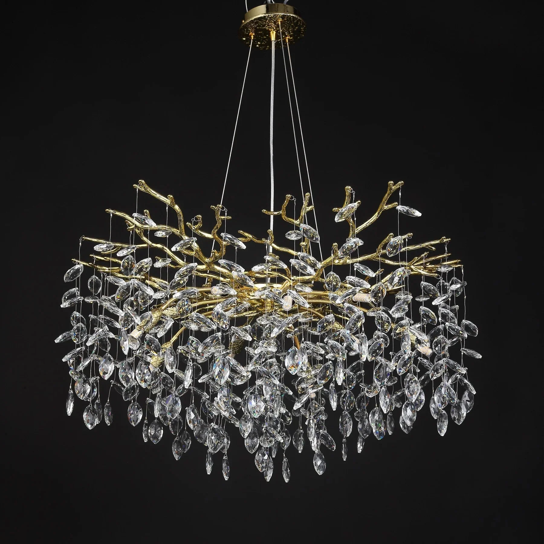 Modern Crystal Branch Chandelier For Living Room - Image 6