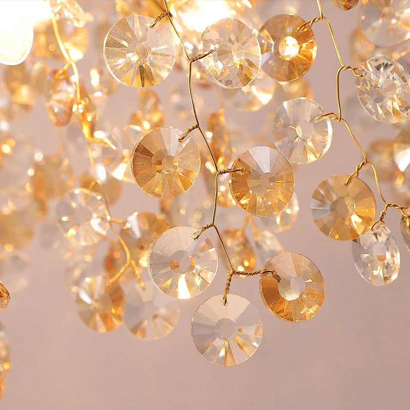 Modern Crystal Branch Chandelier for Foyer Entryway  31.5" D - Image 5