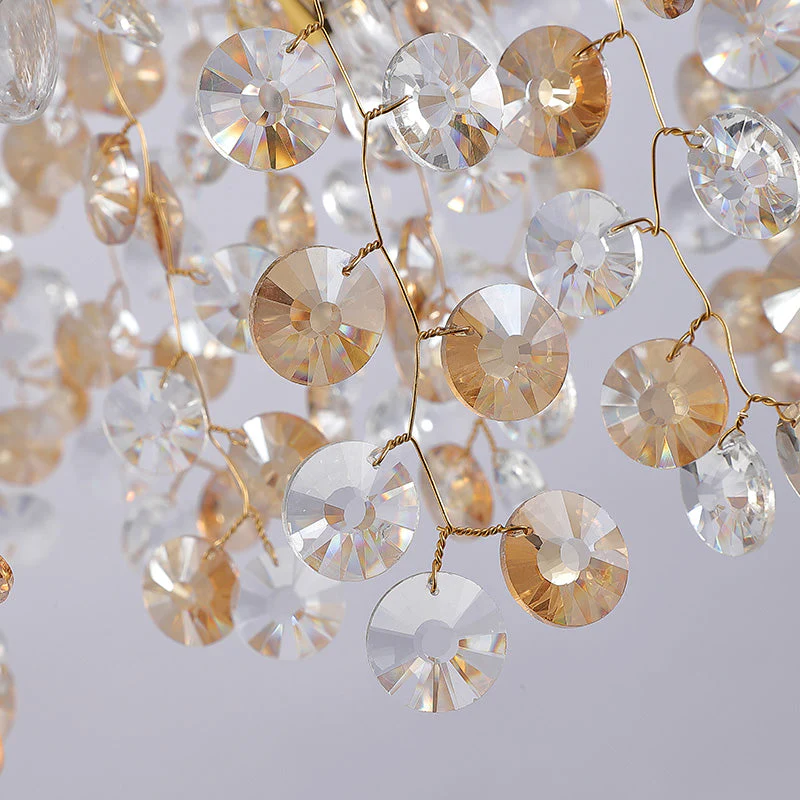 Modern Crystal Branch Chandelier for Foyer Entryway  31.5" D - Image 6