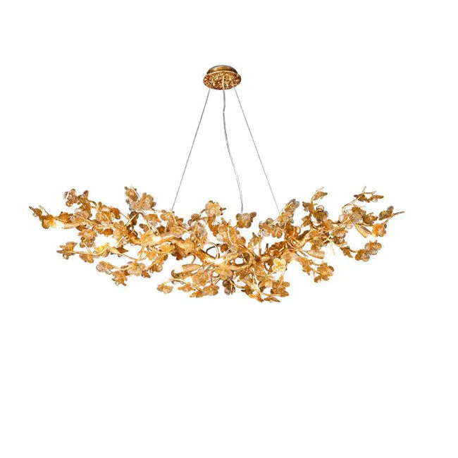 Modern Flower Linear Branch Chandelier - Image 2