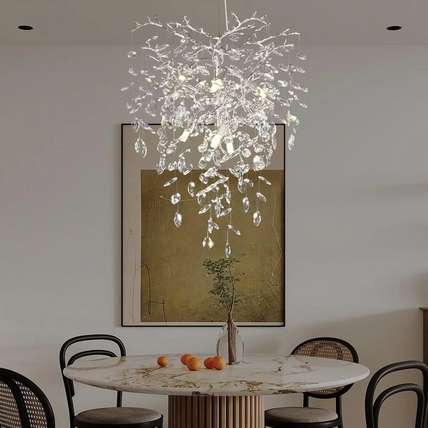 Solara Rectangular Tree Branch Chandelier 21" 30" 40" Tree Branch - Image 2