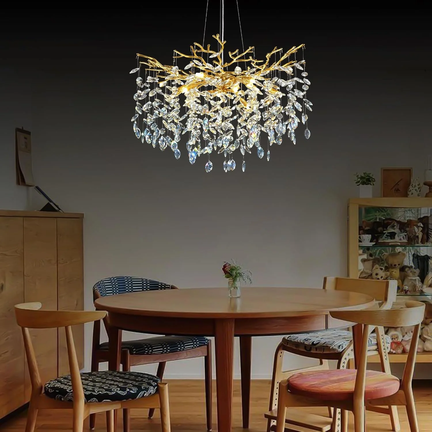 Solara Rectangular Tree Branch Chandelier 21" 30" 40" Tree Branch - Image 9