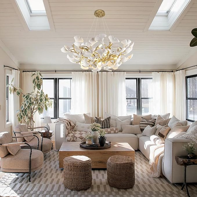 Ginkgo Round Chandelier 32'' - Image 3